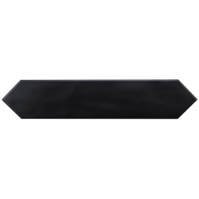 Rustic Wandtegel Spike 5x25cm Spike Mat Black